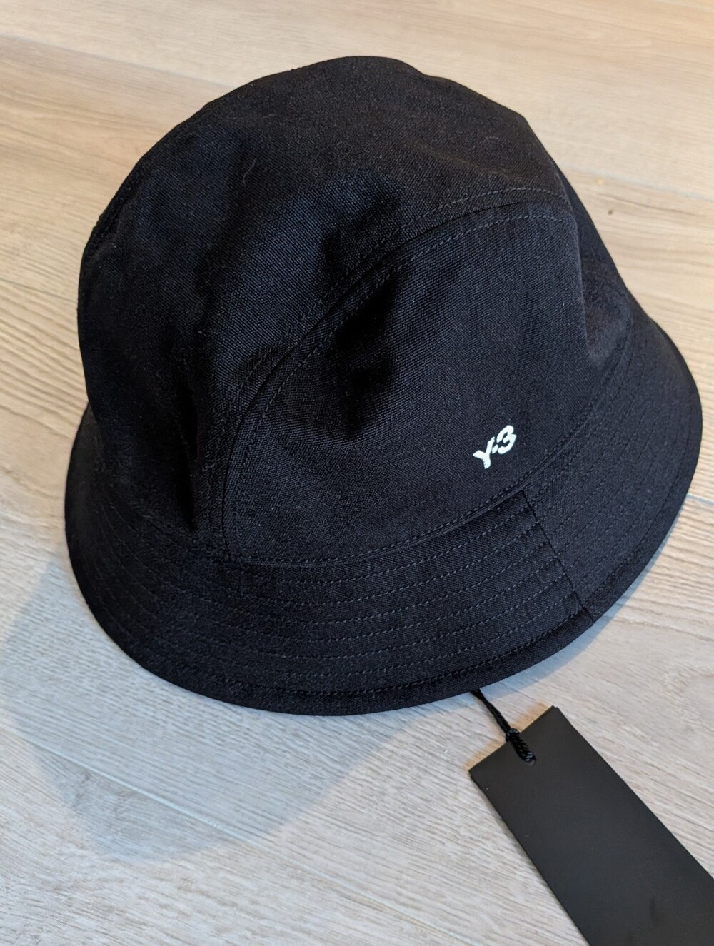Adidas Y-3 Yohji Logo Bucket Hat Black IS5223